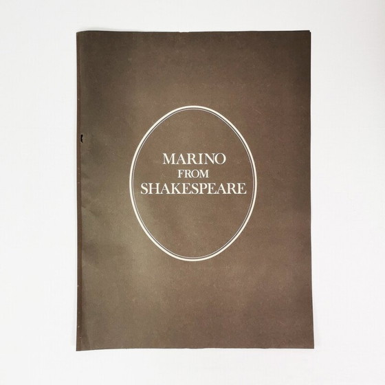 Image 1 of Vintage painting "Marini from Shakespeare" number II by Marino Marini by Zwr, 1978