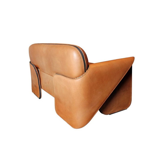 Image 1 of Vintage DS-125 2-seater leather sofa by Gerd Lange for De Sede, Switzerland 1978