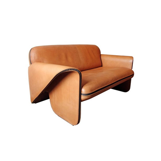 Image 1 of Vintage DS-125 2-seater leather sofa by Gerd Lange for De Sede, Switzerland 1978