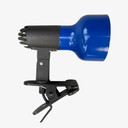 Mid Century blauwe bureaulamp