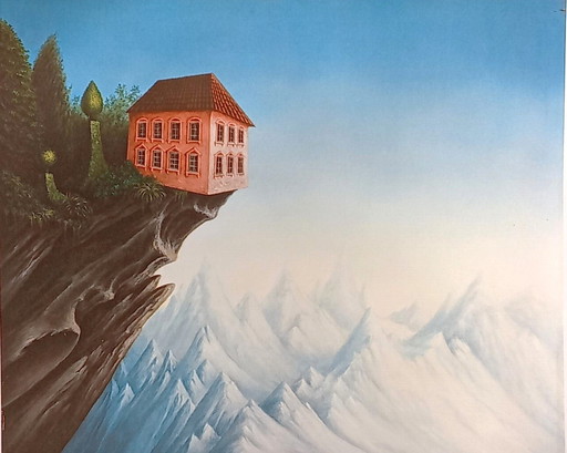 Sis.M.Koch ---- Das Haus Am Berg (Surrealism) From 1990