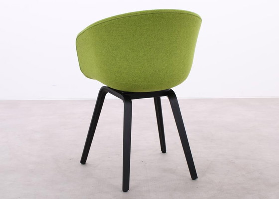 Image 1 of 2x HAY AAC 23 chair green/black