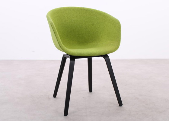 Image 1 of 2x HAY AAC 23 chair green/black