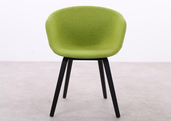 Image 1 of 2x HAY AAC 23 chair green/black