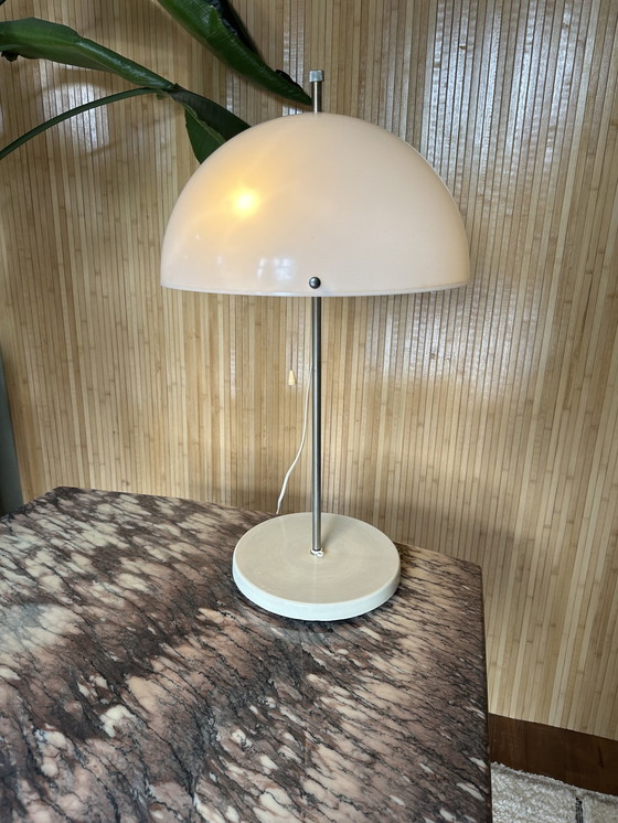 Image 1 of Lampada da tavolo vintage a forma di fungo in stile spaziale Fagerhults Svezia