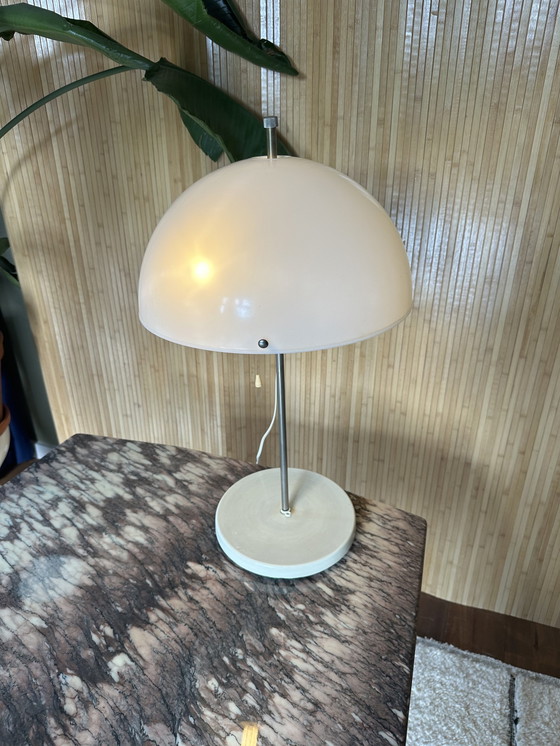 Image 1 of Lampada da tavolo vintage a forma di fungo in stile spaziale Fagerhults Svezia