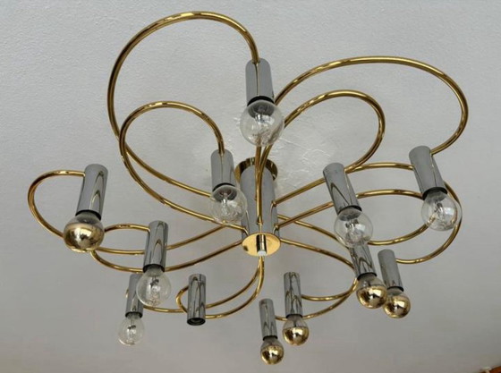 Image 1 of Large Flush Mount Ceiling Lamp By Cosack Leuchten