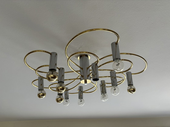 Image 1 of Large Flush Mount Ceiling Lamp By Cosack Leuchten