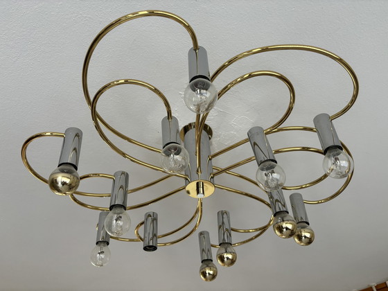 Image 1 of Large Flush Mount Ceiling Lamp By Cosack Leuchten