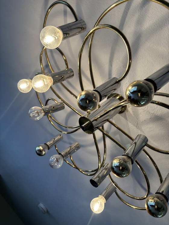 Image 1 of Large Flush Mount Ceiling Lamp By Cosack Leuchten