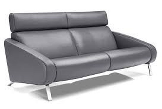 Image 1 of Steiner Leather Sofa Model Faubourg Studio Memo