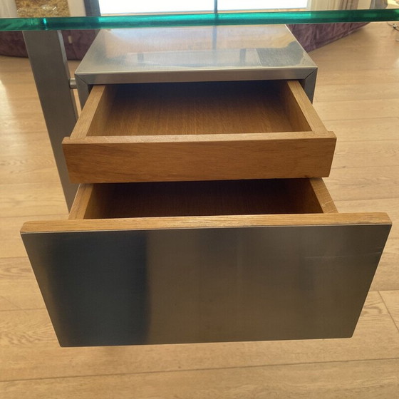 Image 1 of Vintage modernist desk by Paul Legeard for Dom, France 1970