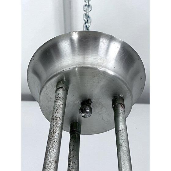 Image 1 of Lampadario vintage Space Age in metallo e plastica per Studioluce, Italia 1970