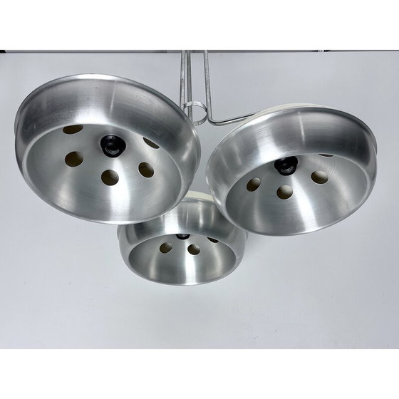 Image 1 of Lampadario vintage Space Age in metallo e plastica per Studioluce, Italia 1970