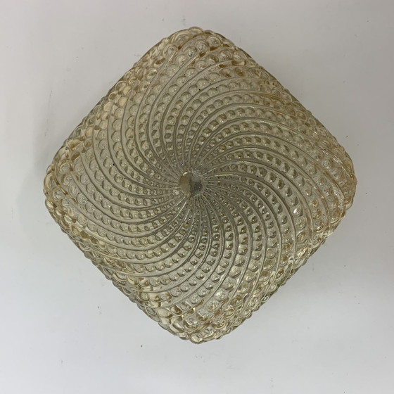 Image 1 of Glass Ceiling/Wall Lamp Sconce, Mid-Century Design, 1970s