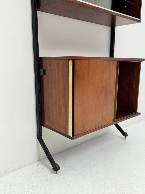 Image 1 of Modular Urio shelf in rosewood by Ico Parisi for Mim, Roma, 1960s