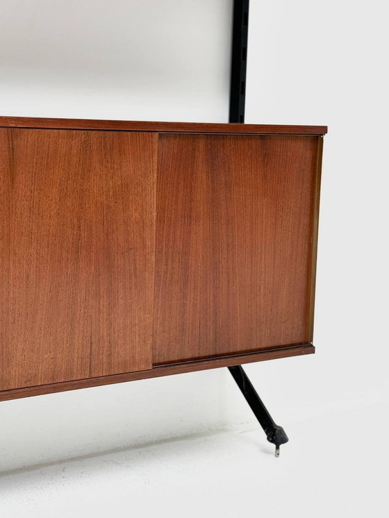 Image 1 of Modular Urio shelf in rosewood by Ico Parisi for Mim, Roma, 1960s