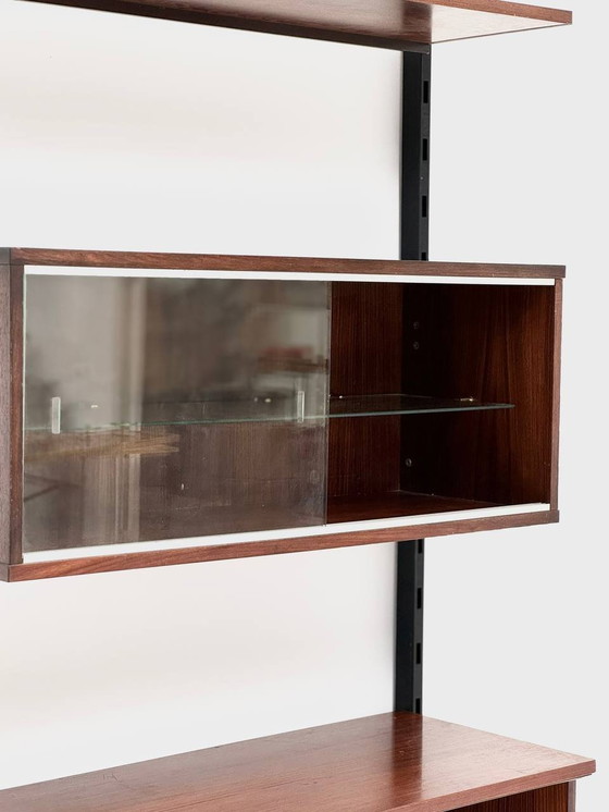 Image 1 of Modular Urio shelf in rosewood by Ico Parisi for Mim, Roma, 1960s