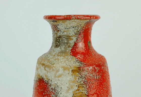 Image 1 of carstens toennishof vase model 7060-30 rough glaze 1960s