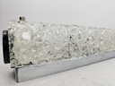lampe murale tige verre structure bulle