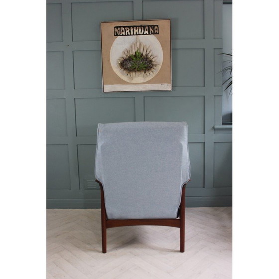 Image 1 of Pair of mid century Danish teak armchairs by Fred Lowen