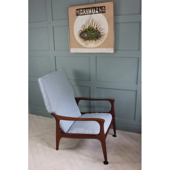 Image 1 of Pair of mid century Danish teak armchairs by Fred Lowen