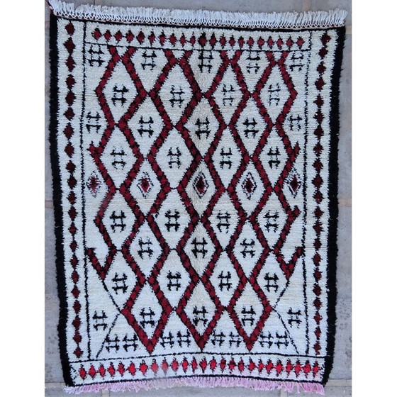 Image 1 of Tappeto berbero vintage Beni ouarain