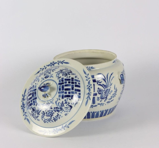 Image 1 of Chinese blue and white ginger jar