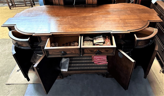 Image 1 of Grunderzeit Dresser Walnut – Set Of 2 – 1880