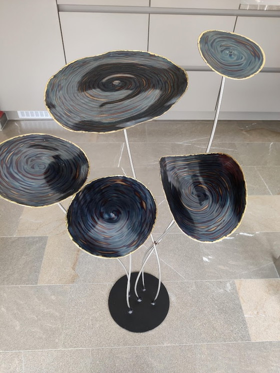 Image 1 of 2x Sculpture murale en métal