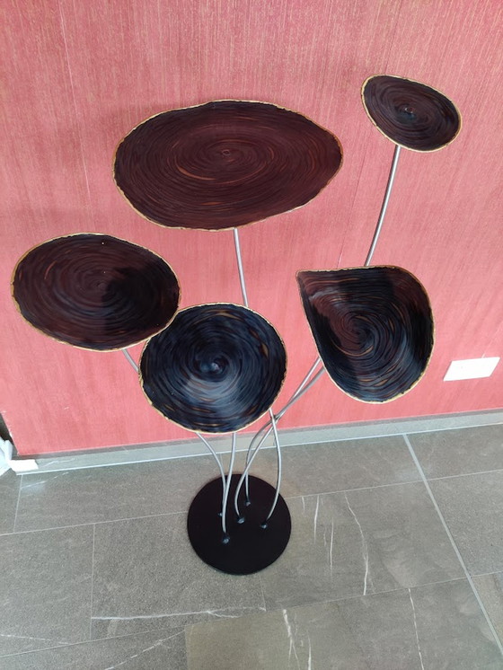 Image 1 of 2x Sculpture murale en métal