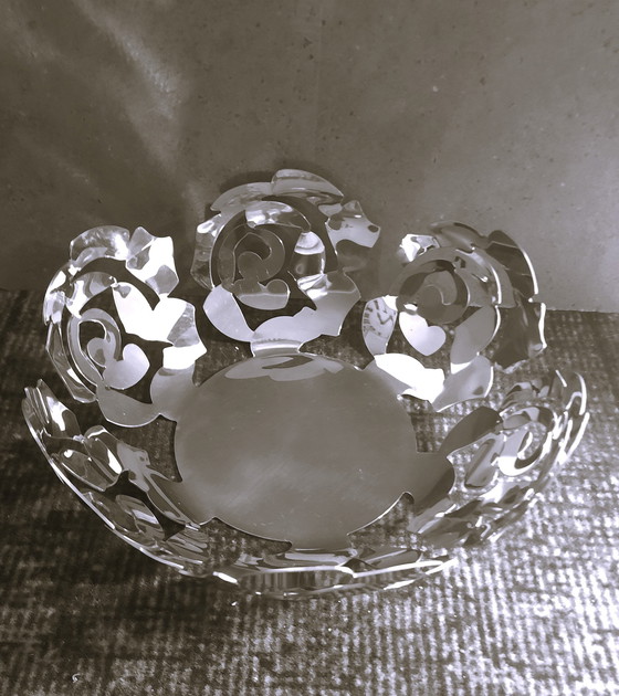 Image 1 of Alessi Fruit Bowl La Rosa Design Emma Silvestris 2008