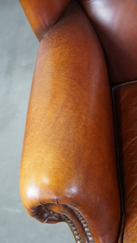 Image 1 of 2 X Sheep Leather Ear Armchairs