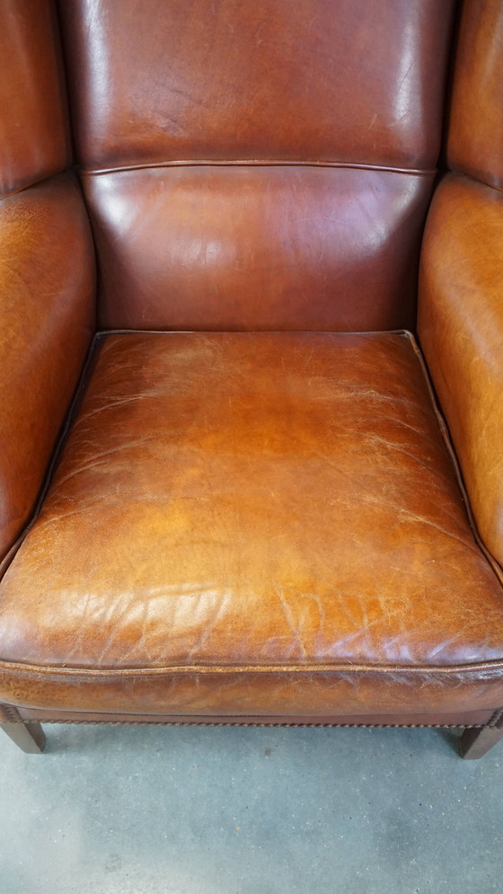 Image 1 of 2 X Sheep Leather Ear Armchairs