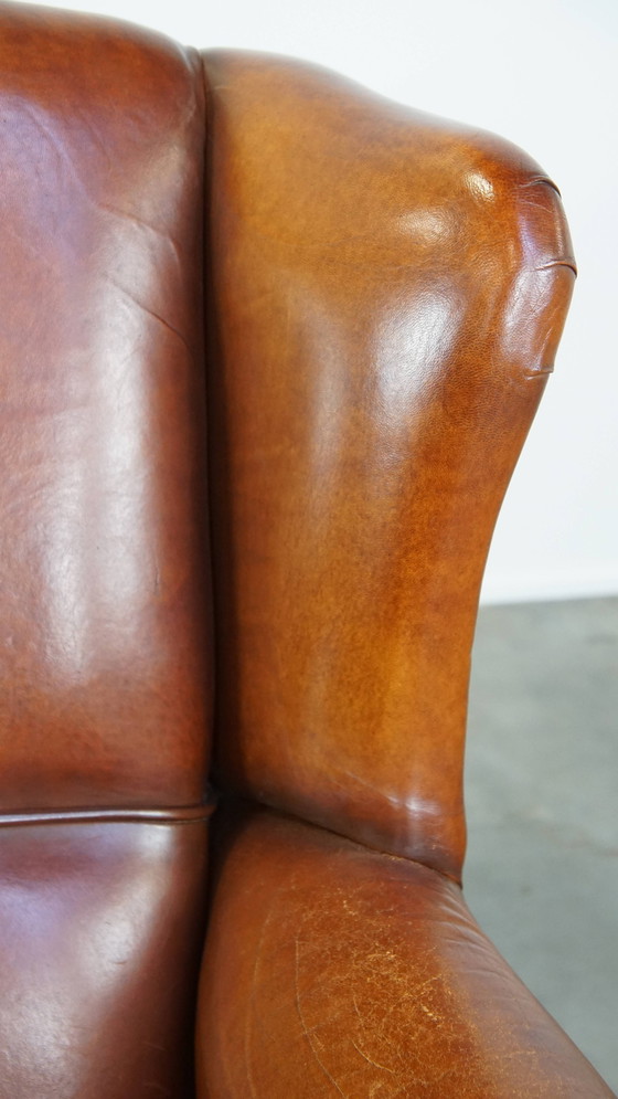 Image 1 of 2 X Sheep Leather Ear Armchairs