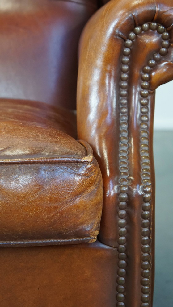 Image 1 of 2 X Sheep Leather Ear Armchairs