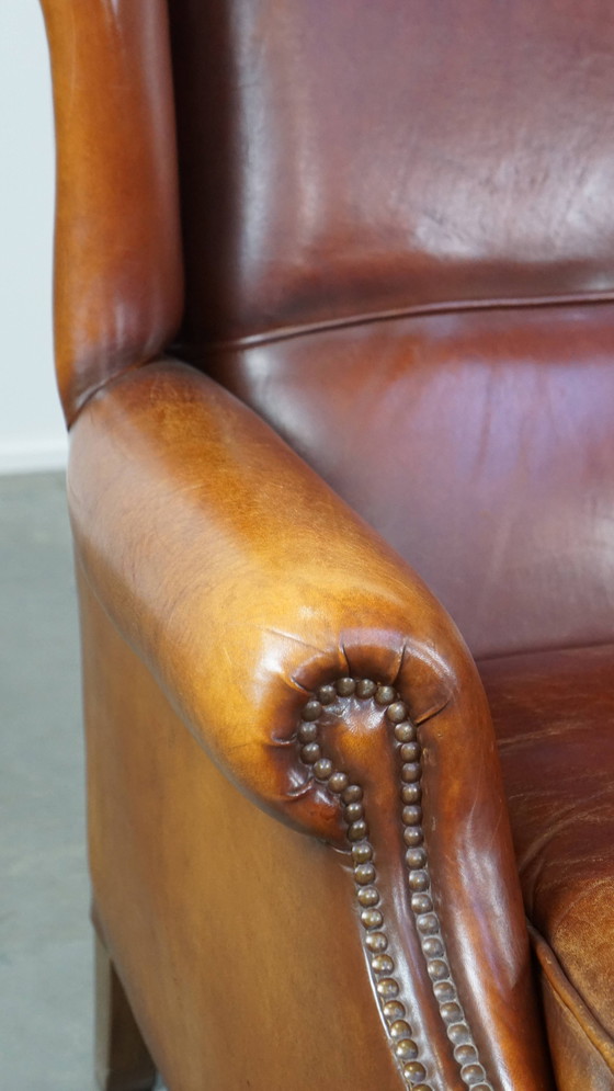 Image 1 of 2 X Sheep Leather Ear Armchairs