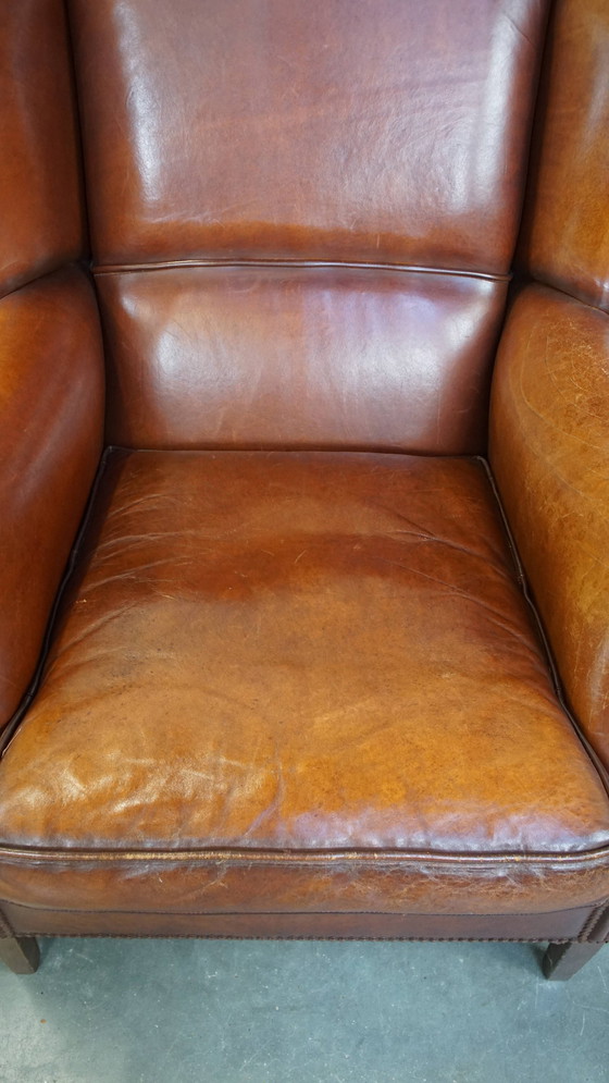 Image 1 of 2 X Sheep Leather Ear Armchairs