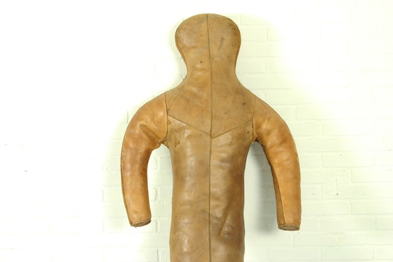 Image 1 of Antiguo maniquí decorativo de boxeo o lucha libre, equipo de gimnasio original, década de 1930 