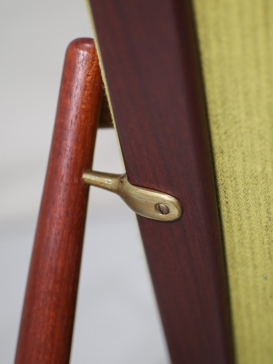 Image 1 of (2X) Armchair Poul Volther 340 Danish Green