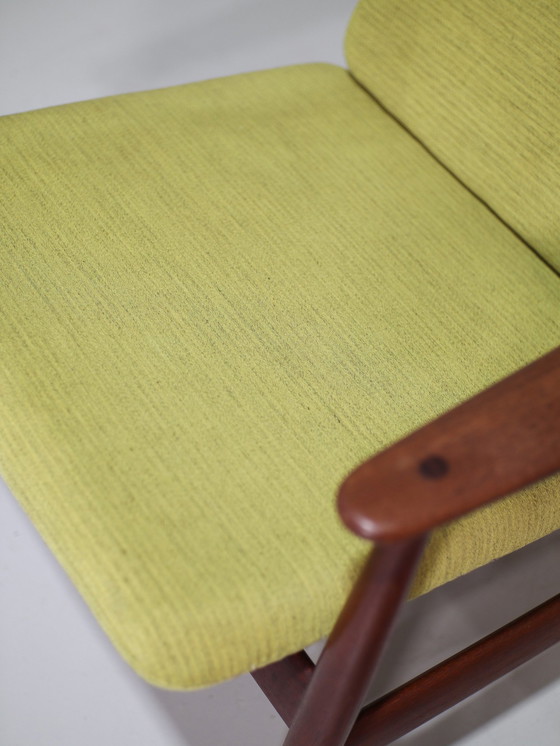 Image 1 of (2X) Armchair Poul Volther 340 Danish Green