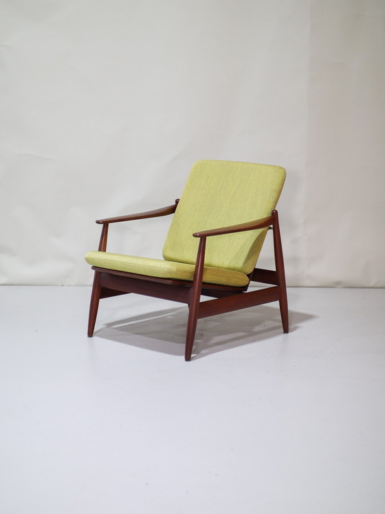 Image 1 of (2X) Armchair Poul Volther 340 Danish Green