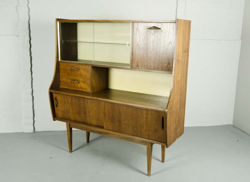 Meuble / vitrine en teck du Mid Century danois, années 1960