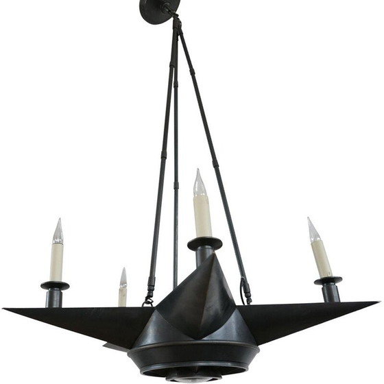 Image 1 of Vintage star chandeliers, Italy 1980