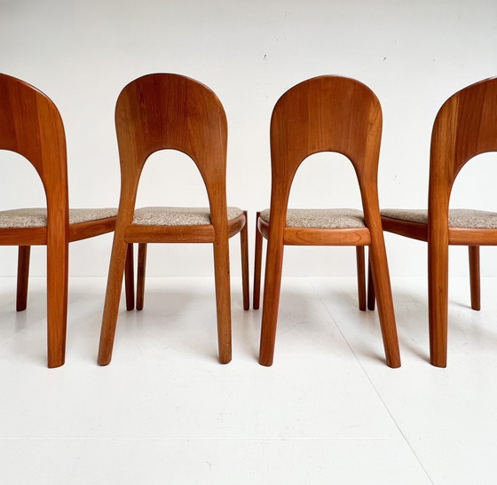 Image 1 of 4x sillas Koefoeds Hornslet de John Mortensen Crema, años 60