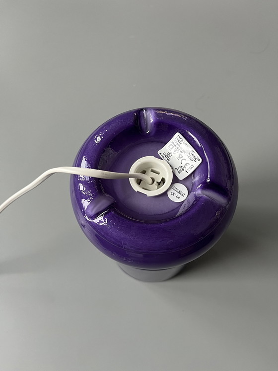 Image 1 of Ikea Lytka Purple Mushroom Table Lamp