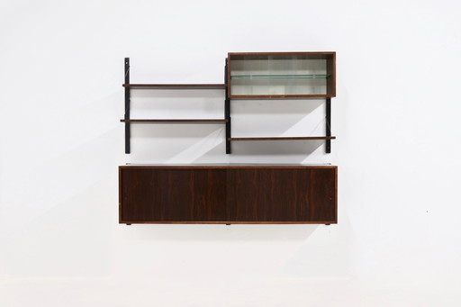 Vintage Poul Cadovius For Cado Denmark Royal System Wall Unit 