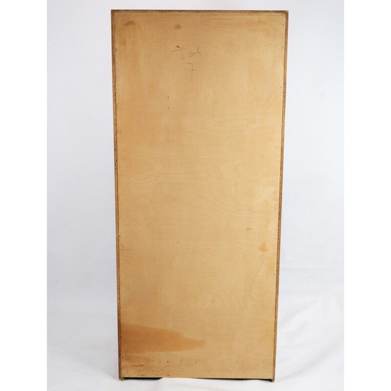 Image 1 of Vintage teak wood jalousie cabinet with sliding drawers, 1960