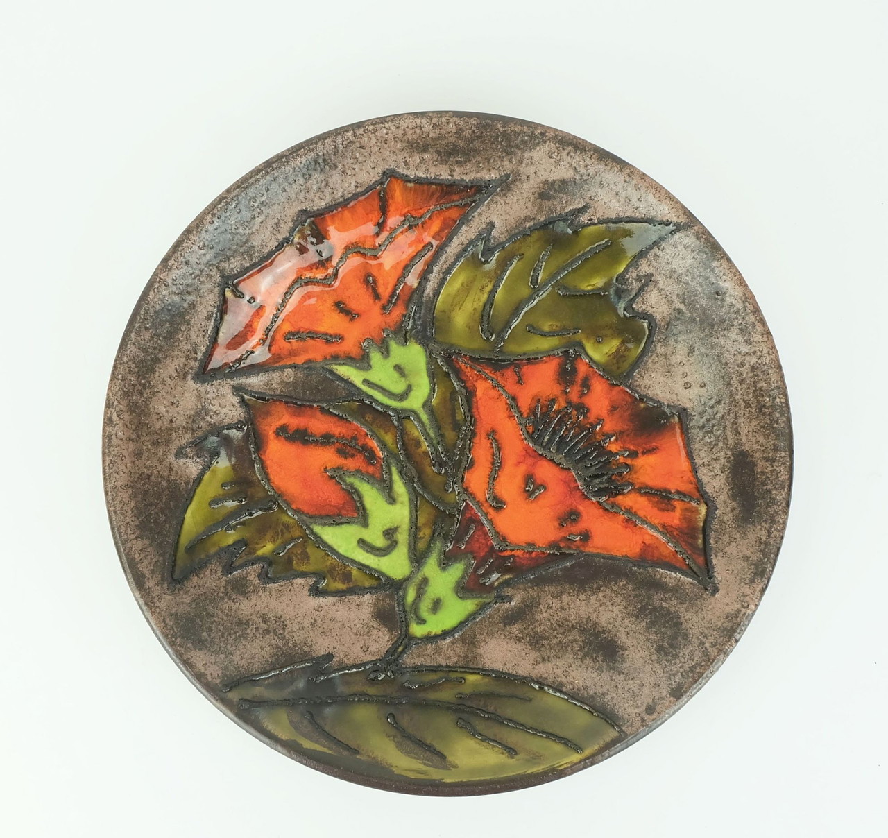 工芸品 Vintage Ruscha Fat Lava Wall Plate Vintage Ruscha Fat Lava Wall Plate