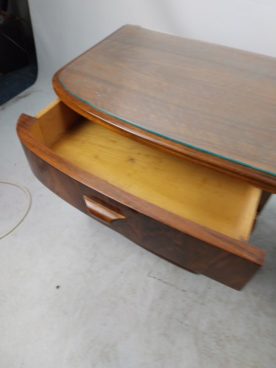 Image 1 of 1 Set Art Deco Nightstands 1930'S 49 X 40 X 48Cm